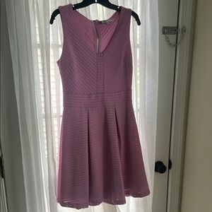 Elegant Pink Sleeveless Dress